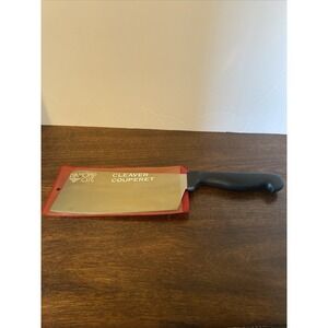 New Diamond Cut Butchers Meat Cleaver Knife Stainless‎ Steel 5 3/4" Blade